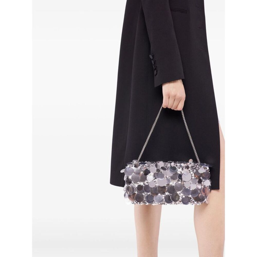 Rabanne Silver Shoulder Bags Women - Picture 4 of 5